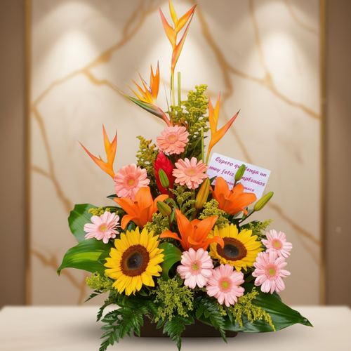 Columba Exotic Flower Arrangement