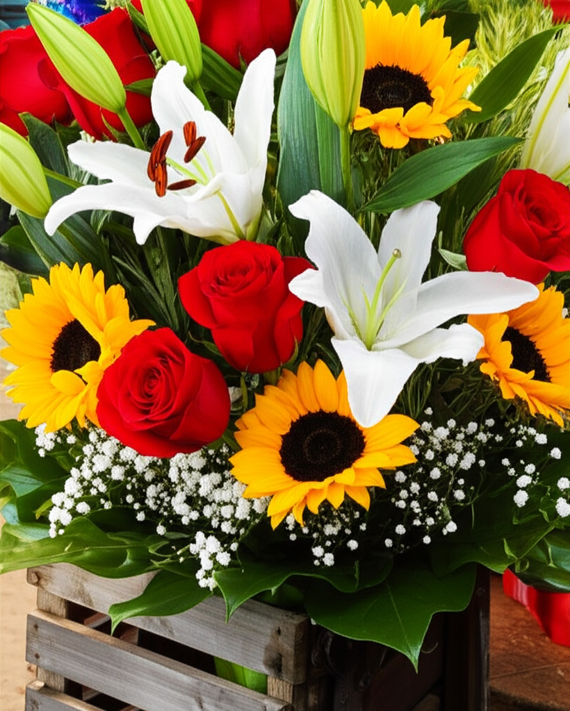 Rosas frescas colombianas de cultivos santandereanos